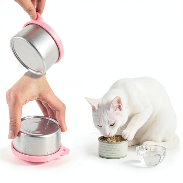 SLSON Silicone Cat Food Can Lids Airtight Pet Supplies-2