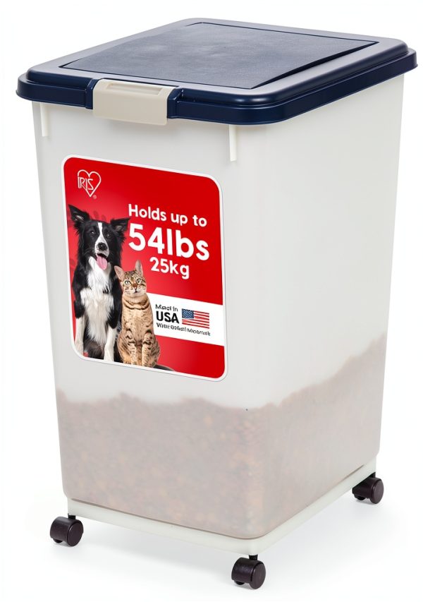 IRIS USA Pet Food Container Airtight BPA Free Storage-0