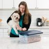 IRIS USA Airtight Pet Food Container Navy 14 lbs 2 Pack-8
