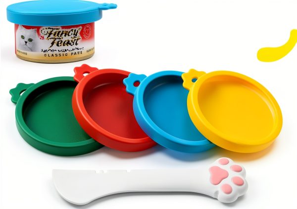 Cat Food Can Lids Joyinjojo Airtight Silicone Set-2
