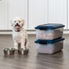 IRIS USA Airtight Pet Food Container Navy 14 lbs 2 Pack-7