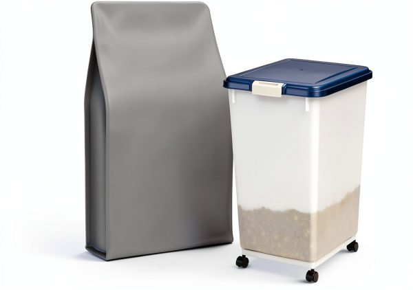 IRIS USA Pet Food Container Airtight BPA Free Storage-1