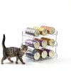Cat Food Storage Rack Flenpptly Transparent ABS-3