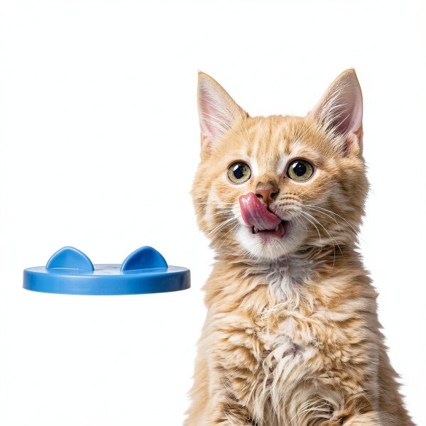 SLSON Cat Can Covers Silicone Cat Ears Design 4 Pack-1