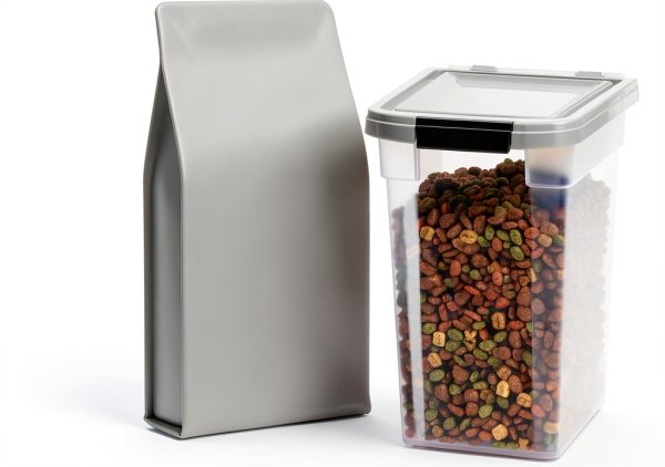 IRIS USA Airtight Pet Food Container Clear Storage-1
