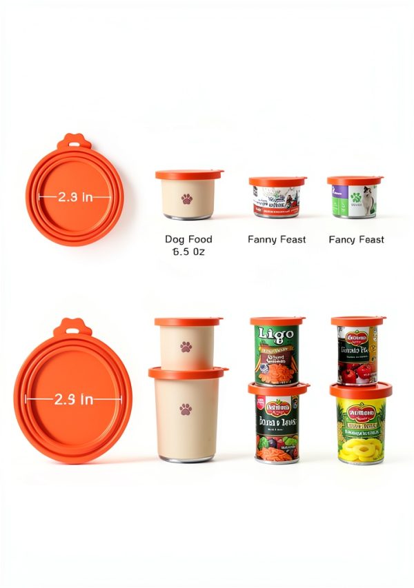 Silicone Pet Food Can Covers by Anyongora Airtight Seal-1