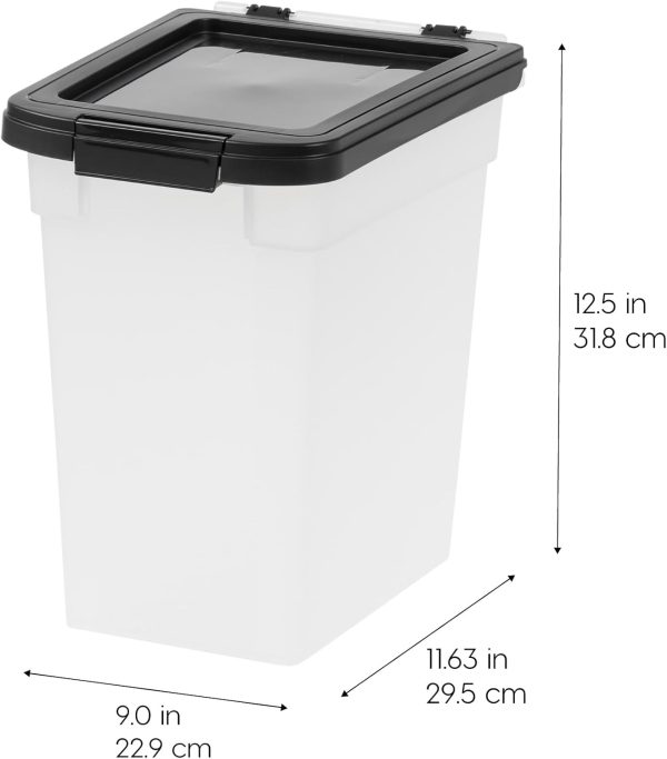 IRIS USA Pet Food Container Airtight Storage 10 lbs-1