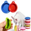 AQSXO Silicone Cat Can Lids 4 Colors Pet Food Storage-2