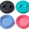 SLSON Cat Can Covers Silicone Cat Ears Design 4 Pack-4