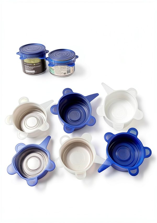Comtim Silicone Pet Food Can Lids Stretchable Dishwasher-1