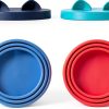 SLSON Cat Can Covers Silicone Cat Ears Design 4 Pack-0