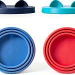 SLSON Cat Can Covers Silicone Cat Ears Design 4 Pack-0