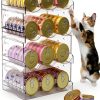 Cat Food Storage Rack Flenpptly Transparent ABS-0