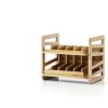 Cat Food Can Organizer Segtenant Adjustable Bamboo-6