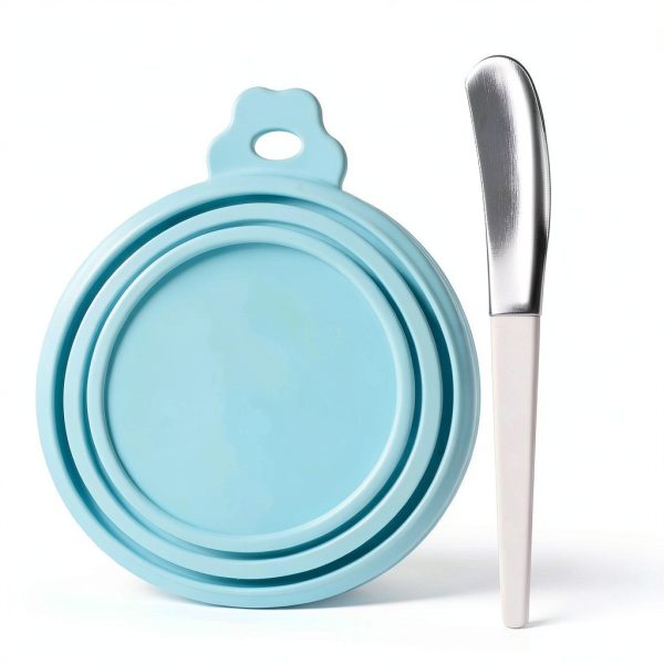 SLSON Silicone Cat Food Can Lids Airtight Pet Supplies-1