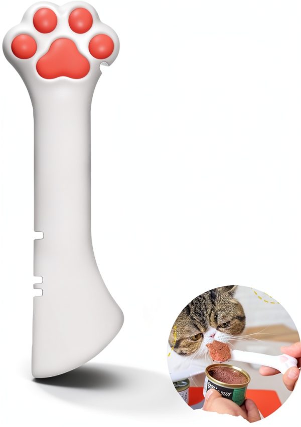 Sheldamy Cat Food Spoon Silicone Dishwasher Safe Pet-0