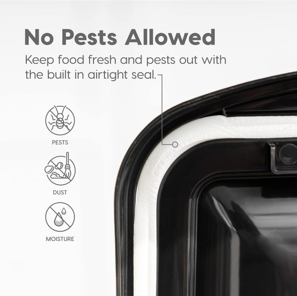 IRIS USA Airtight Pet Food Container with Wheels 50 lbs-4