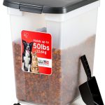 IRIS USA Airtight Pet Food Storage Container BPA Free-0