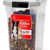 IRIS USA Airtight Pet Food Container Clear Storage-0