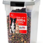 IRIS USA Airtight Pet Food Container Clear Storage-0
