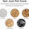 IRIS USA Airtight Pet Food Container with Wheels 50 lbs-9