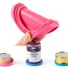 SLSON Cat Can Covers Silicone Cat Ears Design 4 Pack-2