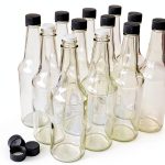 Clear Glass Hot Sauce Bottles nicebottles 10oz-0