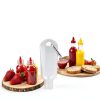 Jinshining Clear Plastic Squeeze Bottles Keychain Travel-1