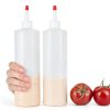 BRIGHTFROM 16oz Squeeze Bottle BPA Free Plastic-5