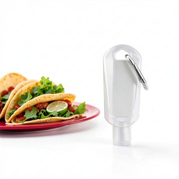 Jinshining Clear Plastic Squeeze Bottles Keychain Travel-3