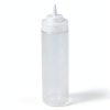 Winco Clear Plastic Squeeze Bottles 16 oz Kitchen Utensils-0