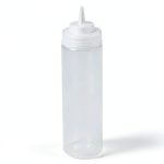Winco Clear Plastic Squeeze Bottles 16 oz Kitchen Utensils-0