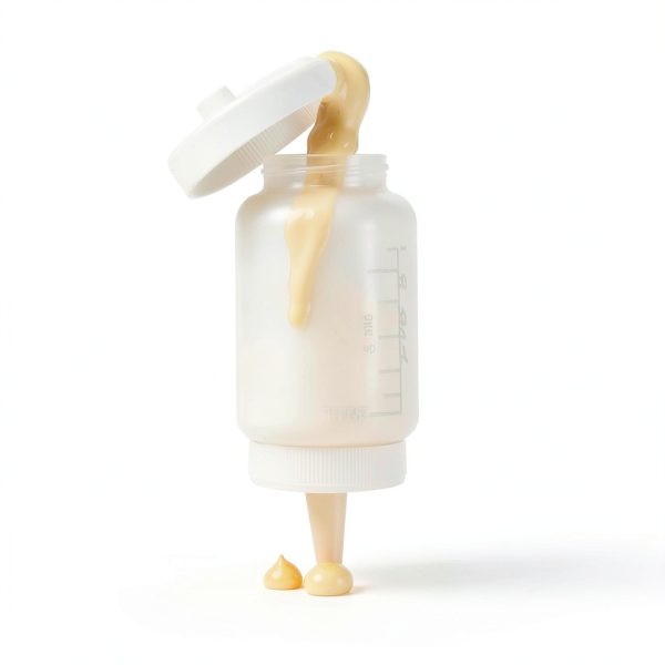 Restaurantware Squeeze Bottle 8oz Clear Reusable Condiment Dispenser-5