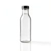 JUVITUS 12oz Clear Glass Flip Top Bottle – Thick Wall Refillable Set-3