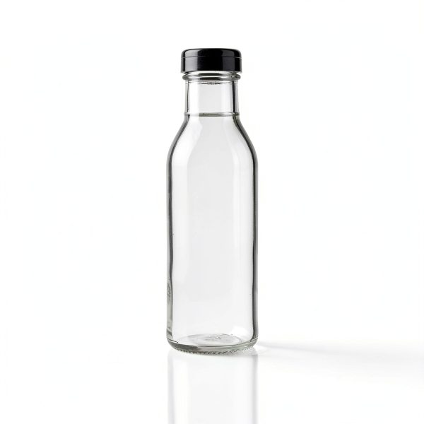 JUVITUS 12oz Clear Glass Flip Top Bottle – Thick Wall Refillable Set-3