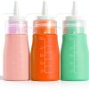 Mrsdry Silicone Condiment Squeeze Bottle 12oz Pink Reusable Set-0