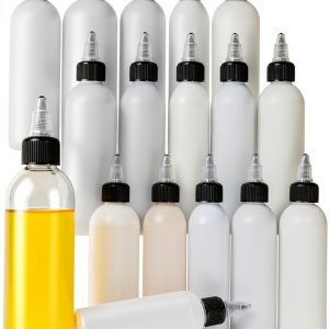 Meirrnyyu 4oz Plastic Squeeze Condiment Bottle Set 20 Pack Leak Proof-0