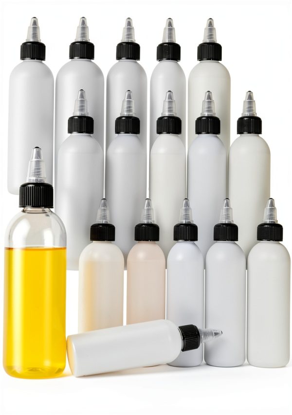 Meirrnyyu 4oz Plastic Squeeze Condiment Bottle Set 20 Pack Leak Proof-0