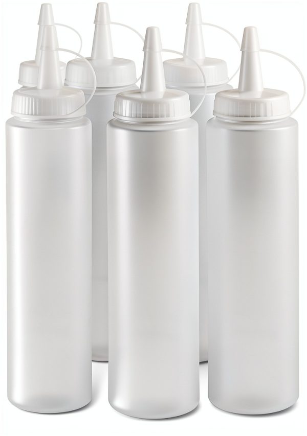 Squeeze Bottle New Star Foodservice 24oz Clear Pack of 6 BPA-Free-1