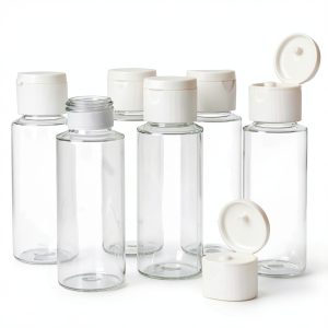Chica and Jo 6 Pack 2oz Plastic Squeeze Bottles BPA Free USA Made-0
