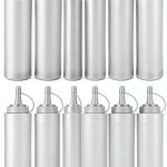 Squeeze Bottle Anyumocz 8oz Plastic Dispenser Set Reusable BPA Free-0