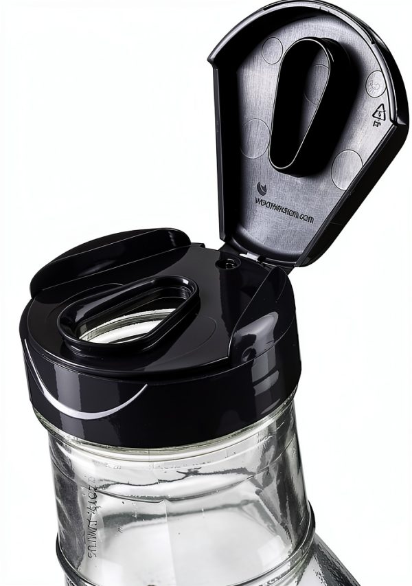 JUVITUS 12oz Clear Glass Flip Top Bottle – Thick Wall Refillable Set-5