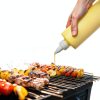 Condiment Squeeze Bottle 16 oz BRIGHTFROM HDPE Leak Proof Reusable Set-4