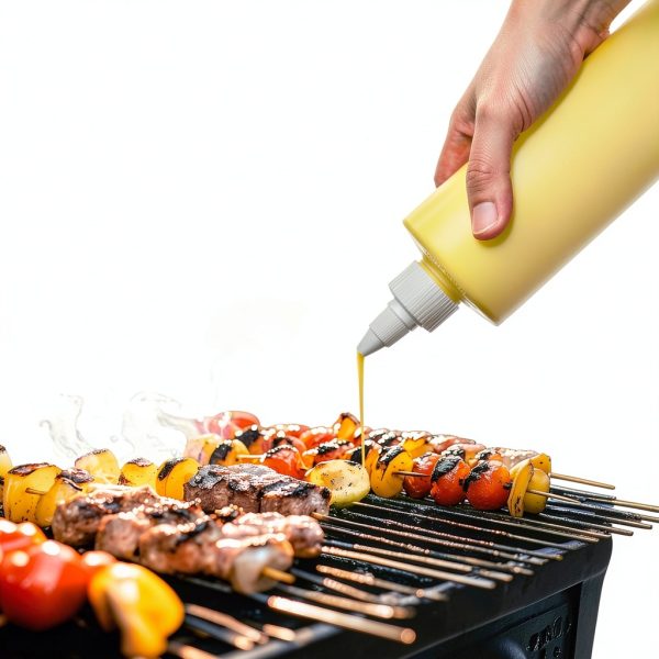Condiment Squeeze Bottle 16 oz BRIGHTFROM HDPE Leak Proof Reusable Set-4