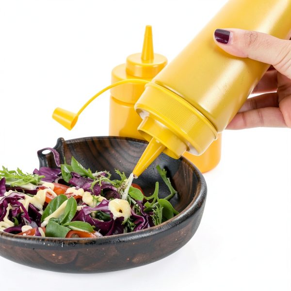 Squeeze Bottle New Star Foodservice 24oz Clear Pack of 6 BPA-Free-3