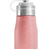 Mrsdry Silicone Condiment Squeeze Bottle 12oz Pink Reusable Set-8