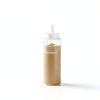 Restaurantware Squeeze Bottle 8oz Clear Reusable Condiment Dispenser-7