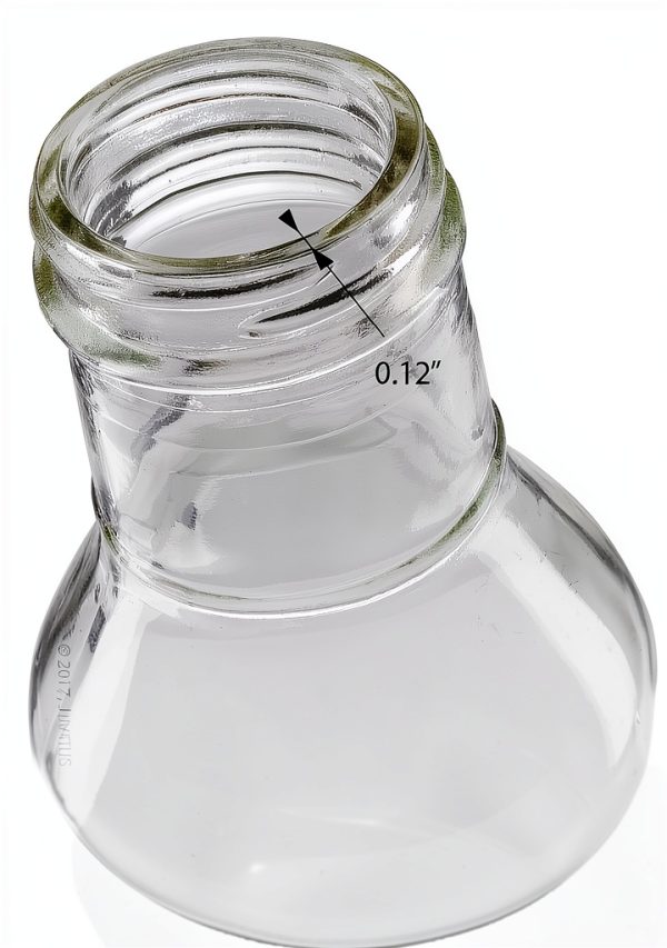 JUVITUS 12oz Clear Glass Flip Top Bottle – Thick Wall Refillable Set-4