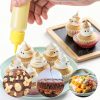 10pcs Squeeze Writer Bottles 30ml/60ml Plastic Icing Bottles Small Easy Squeeze Bottle 1 And 2 Ounce For Cakes Cookie Decorating, Food Coloring, Food DIY & Ice Cream Decoration-4