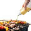 BRIGHTFROM Condiment Squeeze Bottles, 16 OZ Empty Squirt Bottle with Twist Top Cap, Leak Proof - Great for Ketchup, Mustard, Syrup, Sauces, Dressing, Oil, Arts and Crafts, BPA FREE Plastic - 2 PACK-4